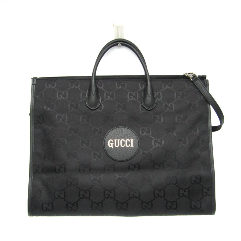 GUCCI Authentic Black Leather Shoulder Bag